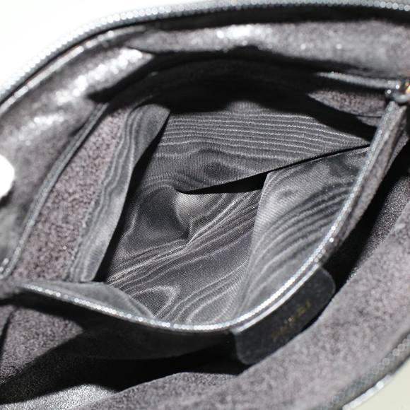 GUCCI Bamboo Hand Bag Leather 2way Black Auth 45974 - Picture 10 of 16